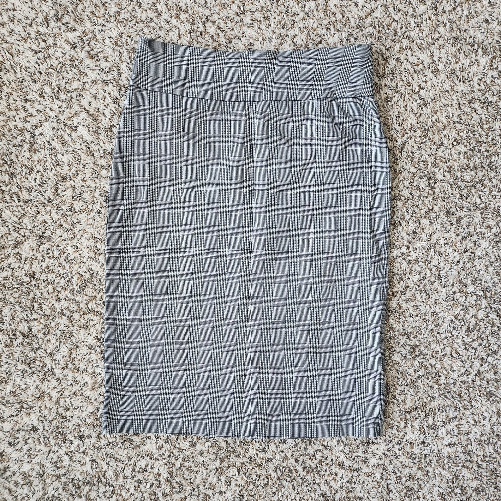 Gray Plaid Women's Skirt
